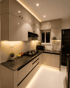 Kitchen Image of 982 Sq.ft 2 BHK Apartment / Flat for sale in Pragati Pearl, Bhatagaon Raipur for Rs. 3500000
