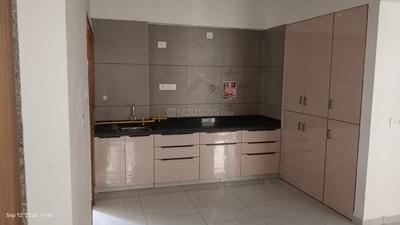 Kitchen Image of 2500 Sq.ft 3 BHK Apartment / Flat for rent in Tragad Ahmedabad for Rs. 25000