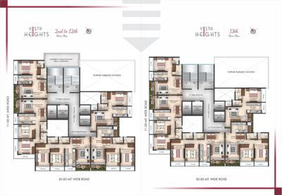 Image of 715 Sq.ft 1 BHK Apartment / Flat for sale in Surya Vista Heights, Ulwe, Navi Mumbai for Rs. 5300000