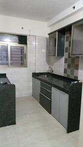 Kitchen Image of 1050 Sq.ft 2 BHK Apartment / Flat for rent in Vishesh Balaji Symphony, Shilottar Raichur Navi Mumbai for Rs. 24000