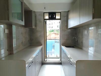 Kitchen Image of 650 Sq.ft 1 BHK Apartment / Flat for sale in Kiran Bitcon Paradise Complex Ecstasy, Nalasopara East Nala Sopara for Rs. 4357287