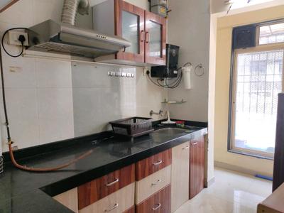 Kitchen Image of 570 Sq.ft 1 BHK Apartment / Flat for sale in Chamunda Enclave, Airoli Navi Mumbai for Rs. 9700000
