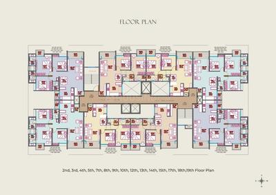 Image of 990 Sq.ft 2 BHK Apartment / Flat for sale in Sonai Clara, Ravet, Pune for Rs. 8500000