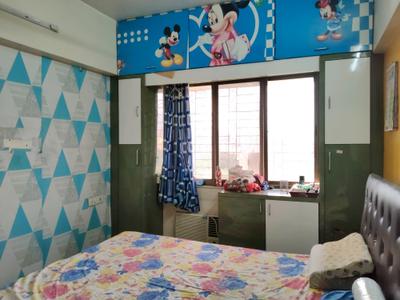 Bedroom Image of 980 Sq.ft 2 BHK Apartment / Flat for rent in Kasarvadavali Thane for Rs. 32086