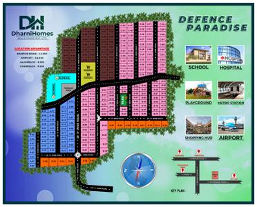 Floor Plan Image of 1000 Sq.ft Residential Plot / Land for sale in Sarojini Nagar Lucknow for Rs. 1600000