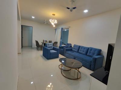 Hall Image of 1787 Sq.ft 3 BHK Apartment / Flat for rent in Sanklecha The Metrozone, Indira Nagar Nashik for Rs. 45000