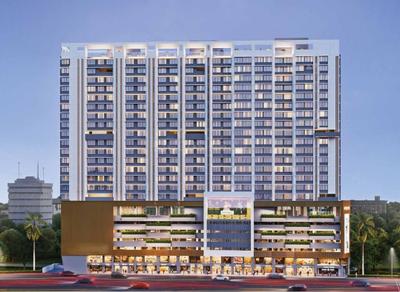 Building Image of 919 Sq.ft 2 BHK Apartment / Flat for sale in Dotom Hilton, Borivali West Mumbai for Rs. 21000000