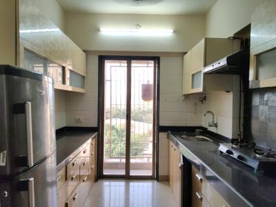 Kitchen Image of 951 Sq.ft 2 BHK Apartment / Flat for rent in Madhav Palacia, Hiranandani Estate Thane for Rs. 35000