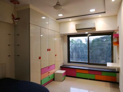 Bedroom Image of 1260 Sq.ft 3 BHK Apartment / Flat for rent in Ajmera Bhakti Park, Wadala East Mumbai for Rs. 125000