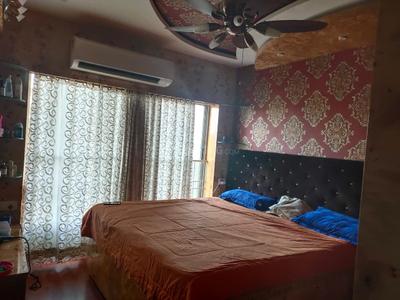 Bedroom Image of 1400 Sq.ft 2.5 BHK Apartment / Flat for rent in Adani The Meadows, Shantigram Ahmedabad for Rs. 40000