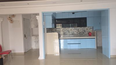 Kitchen Image of 1250 Sq.ft 3 BHK Apartment / Flat for rent in Riverview Falcon Towers At Riverview City, Loni Kalbhor Pune for Rs. 30000