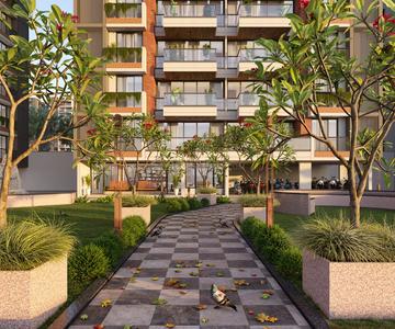 Image of 1944 Sq.ft 3 BHK Apartment / Flat for sale in PDPU Road, Gandhinagar for Rs. 9044000