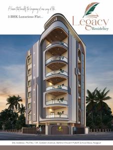 Image of 1419 Sq.ft 3 BHK Apartment / Flat for sale in Besa, Nagpur for Rs. 7600000