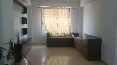 Living Room Image of 1090 Sq.ft 2 BHK Apartment / Flat for rent in Space Park I, Mahalakshmi Nagar Indore for Rs. 22000