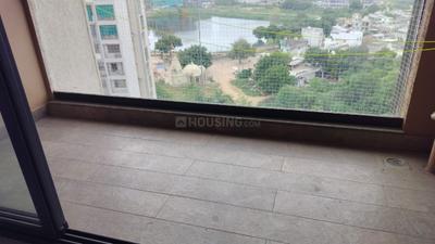Balcony Image of 1800 Sq.ft 3 BHK Apartment / Flat for rent in Adani Archway, Gota Ahmedabad for Rs. 35000