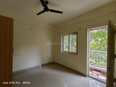 Bedroom Image of 600 Sq.ft 1 BHK Builder Floor for rent in The HSR Club residency, HSR Layout Bengaluru for Rs. 21000