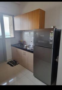 Kitchen Image of 1520 Sq.ft 2 BHK Apartment / Flat for rent in Adani Aster Phase 1, Vaishno Devi Circle Ahmedabad for Rs. 35000