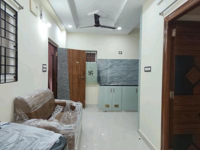 Living Room Image of 650 Sq.ft 1 BHK Apartment / Flat for rent in Kondapur Hyderabad for Rs. 22000