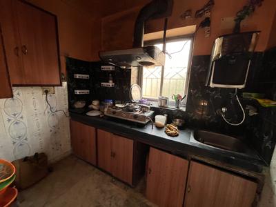Kitchen Image of 1200 Sq.ft 3 BHK Apartment / Flat for sale in Baghajatin Kolkata for Rs. 5000000