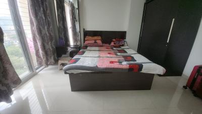 Bedroom Image of 765 Sq.ft 1 BHK Apartment / Flat for rent in Airoli Navi Mumbai for Rs. 44000