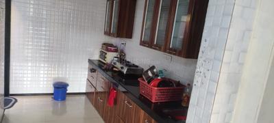 Kitchen Image of 1200 Sq.ft 2 BHK Apartment / Flat for rent in shanti madhuban, Kopar Khairane Navi Mumbai for Rs. 62000
