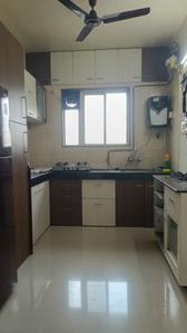 Kitchen Image of 694 Sq.ft 1 BHK Apartment / Flat for rent in Alliance Nisarg, Wakad Pune for Rs. 30000