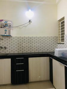 Kitchen Image of 700 Sq.ft 1 BHK Apartment / Flat for rent in Horizon Avenue, Palasia Indore for Rs. 18000