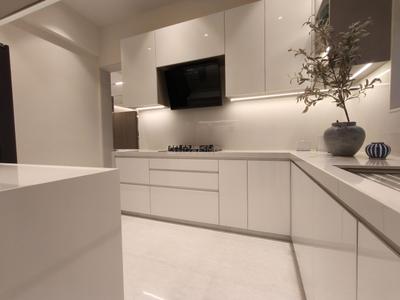 Kitchen Image of 2275 Sq.ft 3 BHK Apartment / Flat for sale in Raheja Atlantis 1, Juinagar Navi Mumbai for Rs. 53000000
