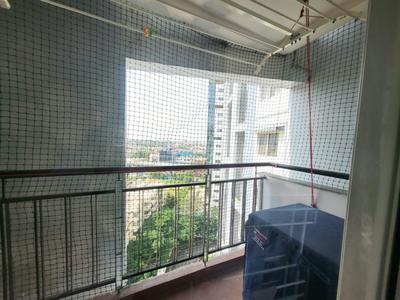 Balcony Image of 1400 Sq.ft 2 BHK Apartment / Flat for rent in Golden Grand, Yeswanthpur Bengaluru for Rs. 55000