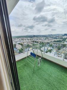 Balcony Image of 1150 Sq.ft 2 BHK Apartment / Flat for rent in Raja Bahadur Pittie Kourtyard D Tower, Kharadi Pune for Rs. 50000