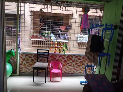 Balcony Image of 611 Sq.ft 1 BHK Apartment / Flat for sale in Seawoods Navi Mumbai for Rs. 7600000