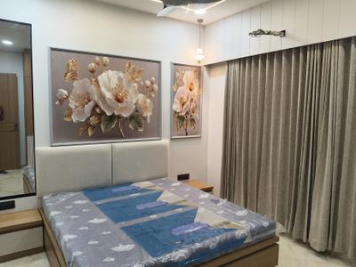 Bedroom Image of 2250 Sq.ft 3 BHK Apartment / Flat for rent in Radhe Infinity, Kudasan Gandhinagar for Rs. 50000