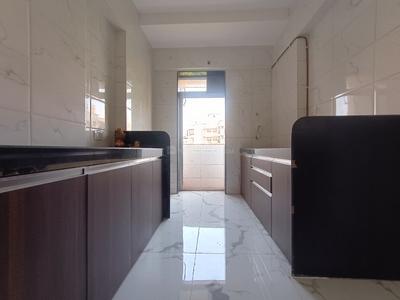 Kitchen Image of 650 Sq.ft 1 BHK Apartment / Flat for rent in Shree Saibaba Ashok Nagar, Thane West Thane for Rs. 27000