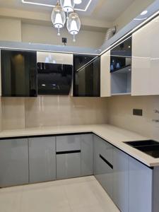 Kitchen Image of 900 Sq.ft 3 BHK Apartment / Flat for sale in Hans Luxury Floor, Nangli Sakrawati New Delhi for Rs. 6600000
