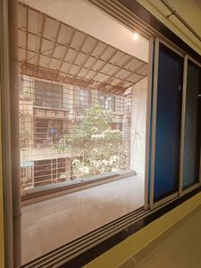 Balcony Image of 660 Sq.ft 1 BHK Apartment / Flat for rent in KumKum Corner, Airoli Navi Mumbai for Rs. 28000