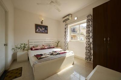 Bedroom Image of 1249 Sq.ft 1 BHK Apartment / Flat for rent in Calangute Goa for Rs. 40000