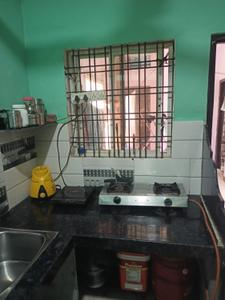 Kitchen Image of 1500 Sq.ft 1 BHK Builder Floor for rent in Sukhliya Indore for Rs. 10000