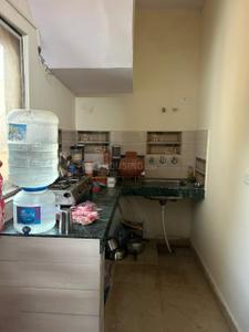 Kitchen Image of 600 Sq.ft 1 BHK Independent House for rent in Gamma I Greater Noida for Rs. 12000
