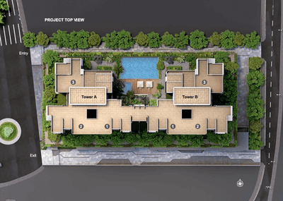 Image of 1780 Sq.ft 3 BHK Apartment / Flat for sale in Paranjape Blue Ridge, Hinjawadi, Pune for Rs. 16000000