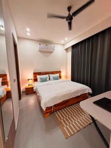 Bedroom Image of 750 Sq.ft 1 BHK Apartment / Flat for rent in Purvanchal Group Mecon Apartments, Sector 62 Noida for Rs. 9000