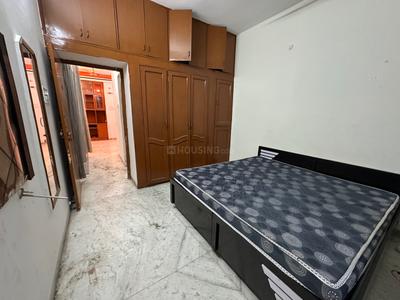 Bedroom Image of 1000 Sq.ft 2 BHK Builder Floor for rent in Mahalakshmi Nagar Indore for Rs. 23500