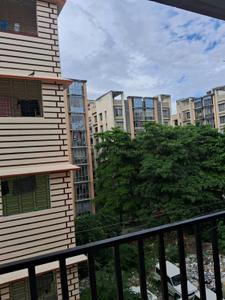 Balcony Image of 1300 Sq.ft 3 BHK Apartment / Flat for sale in Chinar Park Kolkata for Rs. 7000000