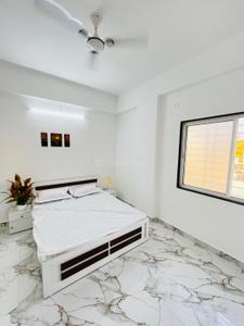 Bedroom Image of 612 Sq.ft 1 BHK Apartment / Flat for rent in Wadgaon Sheri Pune for Rs. 26000