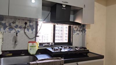 Kitchen Image of 580 Sq.ft 1 BHK Apartment / Flat for rent in Raunak City, Kalyan West Kalyan for Rs. 17500
