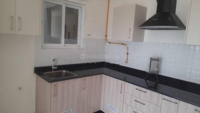 Kitchen Image of 650 Sq.ft 1 BHK Apartment / Flat for rent in Adarsh Greens, Kogilu Bengaluru for Rs. 26000