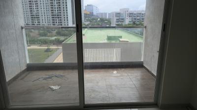 Balcony Image of 1350 Sq.ft 3 BHK Apartment / Flat for rent in Vilas Yashwin Orizzonte, Chokhi Dhani Pune for Rs. 51000