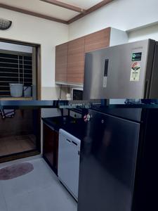 Kitchen Image of 1650 Sq.ft 3 BHK Apartment / Flat for rent in Pride Purple Park Turquoise, Wakad Pune for Rs. 60000