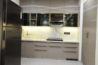 Kitchen Image of 1750 Sq.ft 3 BHK Apartment / Flat for sale in Elenza Greenfield, Shela Ahmedabad for Rs. 10000000