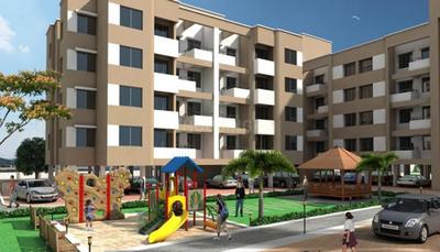 Image of 1040 Sq.ft 3 BHK Apartment / Flat for sale in Dreams Rakshak, Wagholi, Pune for Rs. 6300000