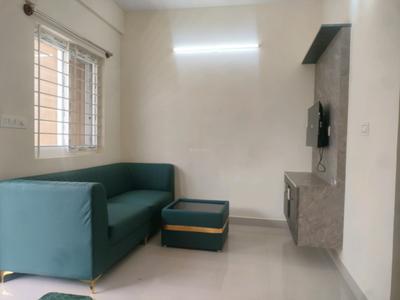 Living Room Image of 600 Sq.ft 1 BHK Independent House for rent in Bellandur Bengaluru for Rs. 30000